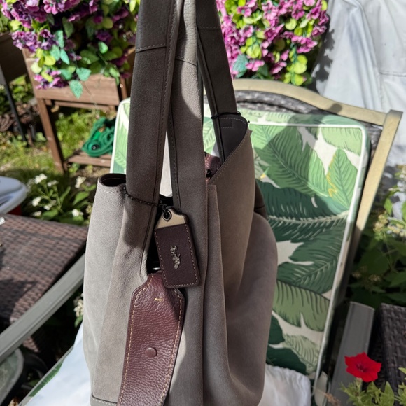 NWT - Coach Bandit Hobo 39 1941 In Heather Gray with Oxblood Inner Bag-MSRP $695 - Picture 6 of 16